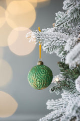 D3" Christmas Ball Ornaments, Glass Decorative Hanging Ball Christmas Tree Ornaments for Holiday Party Decorations, Set of 12
