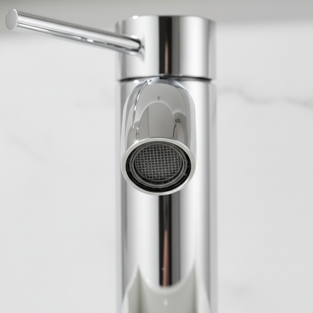 Single Handle Bathroom Faucet Lavatory Faucet Stainless Steel Single Hole-T10, Chrome