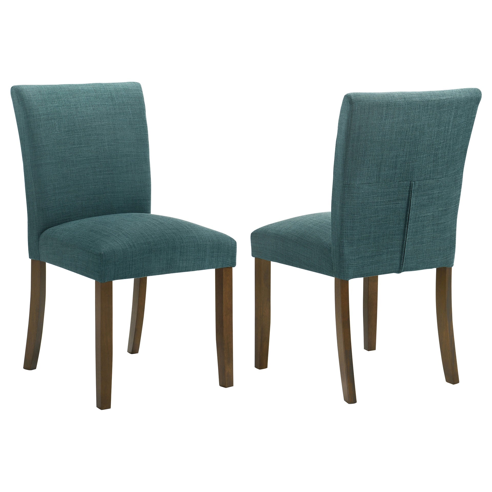 Conifer Teal Blue Upholstered Dining Side Chair (Set of 2)