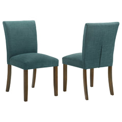 Conifer Teal Blue Upholstered Dining Side Chair (Set of 2)