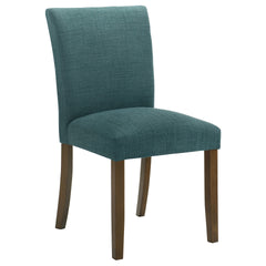 Conifer Teal Blue Upholstered Dining Side Chair (Set of 2)