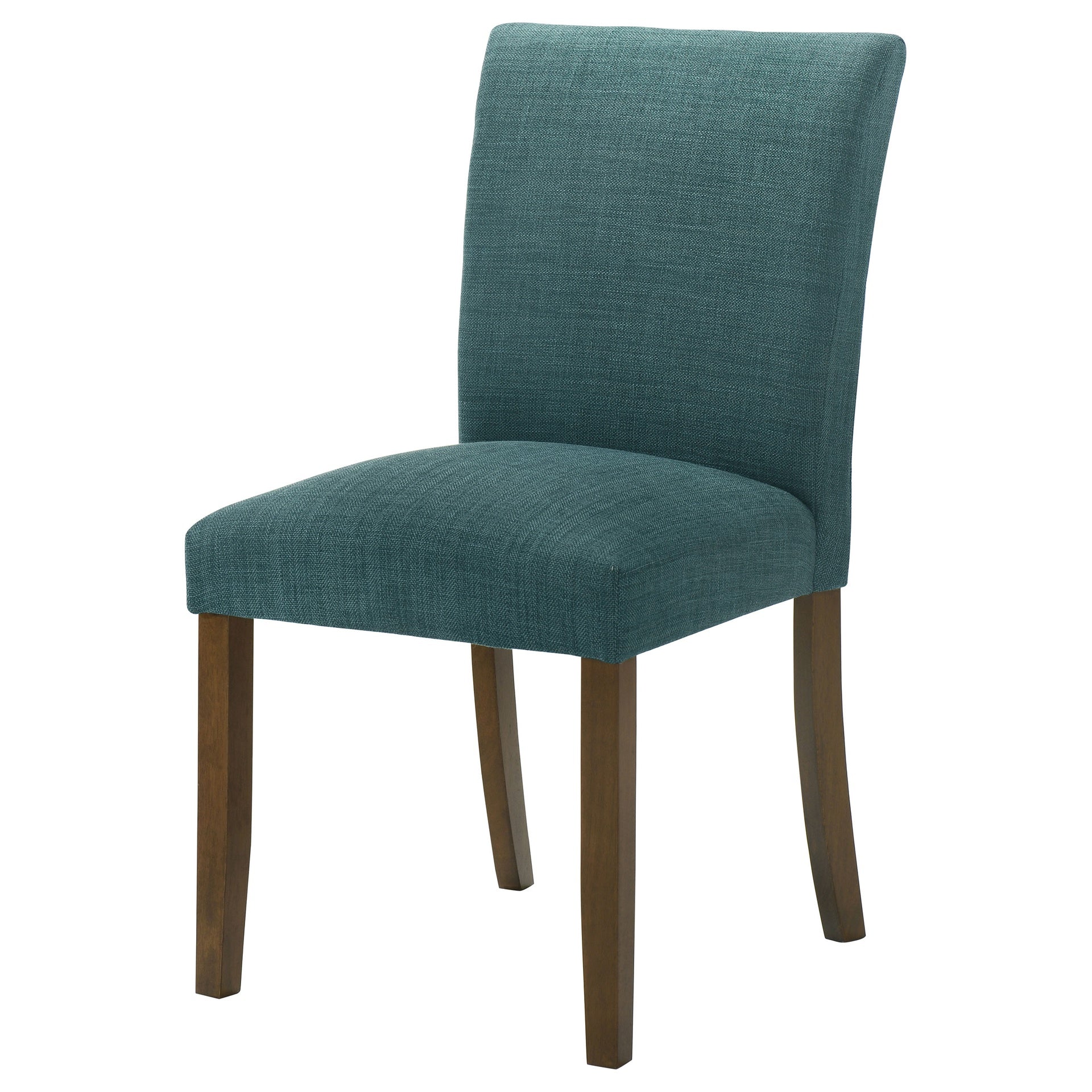 Conifer Teal Blue Upholstered Dining Side Chair (Set of 2)