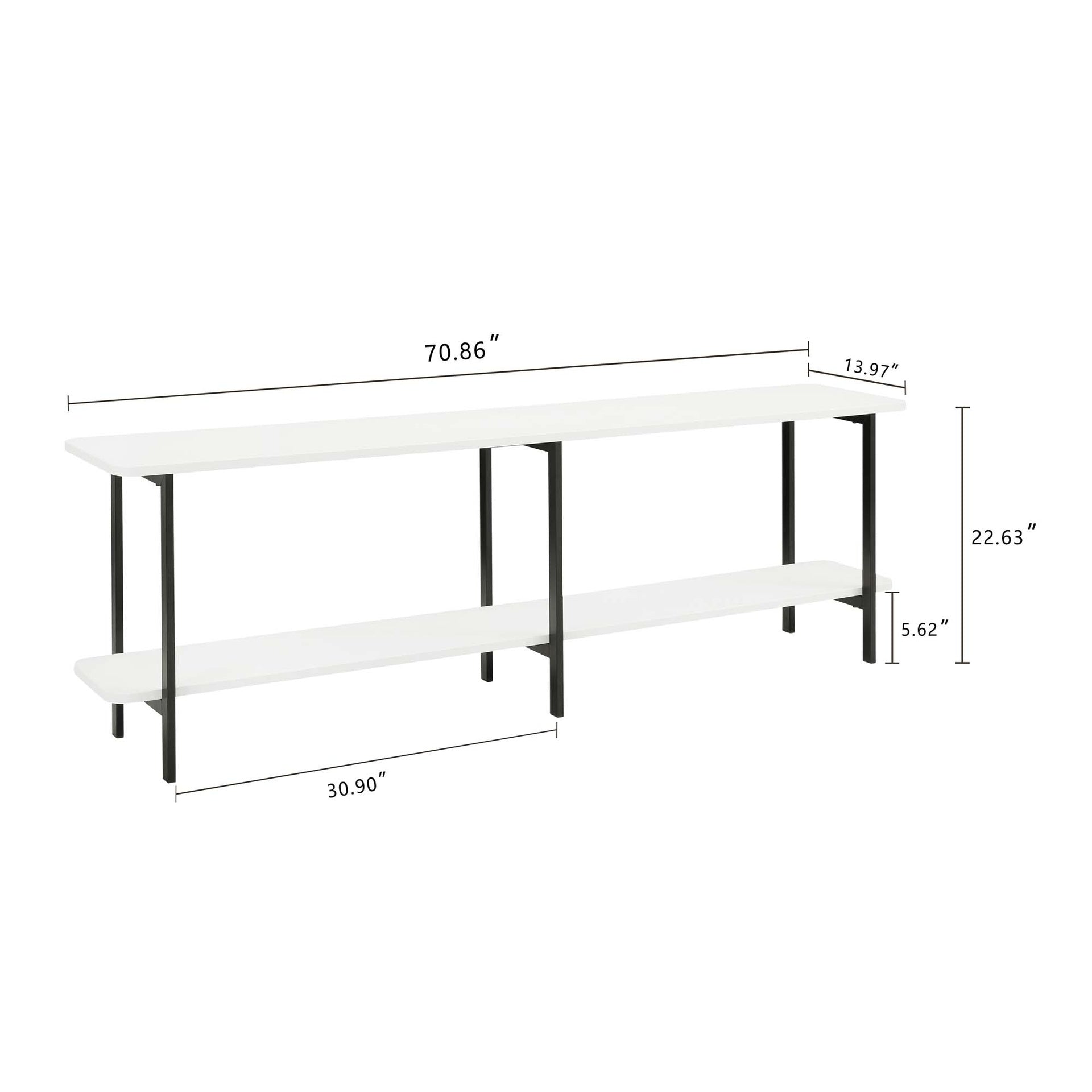 Console Table in White