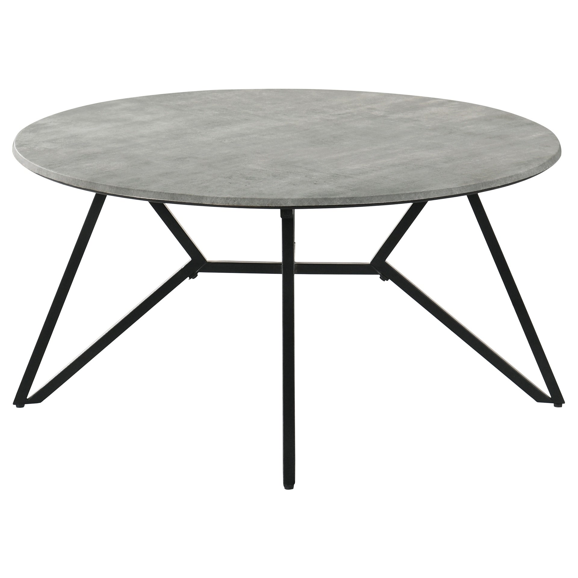 Garfield Cement 2-piece Round SmartTop Coffee and End Table Set