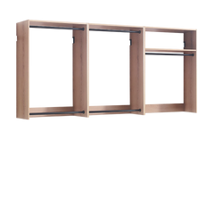 Devi Oak Wall Mounted Wood Closet System