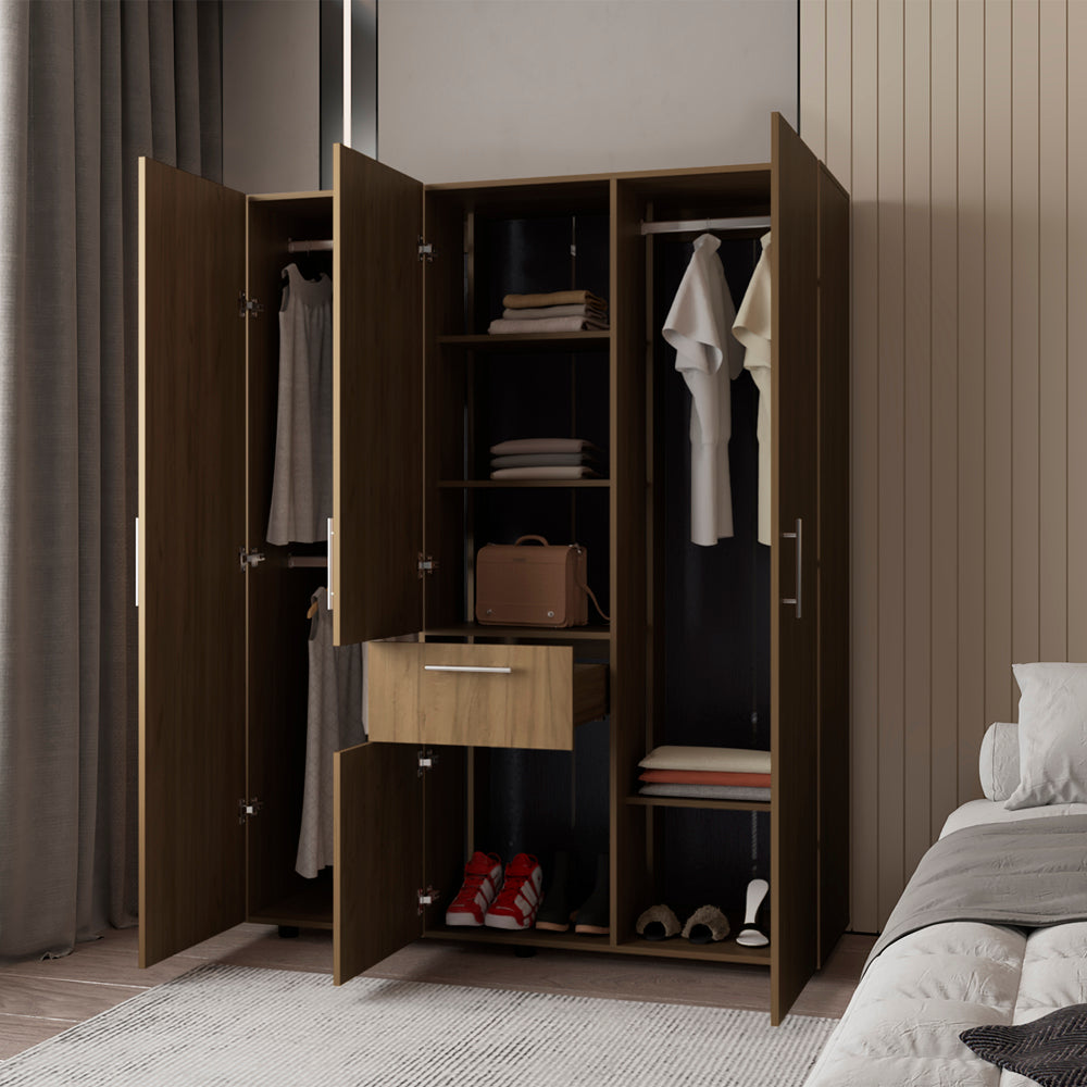 Armoire Elma, Bedroom, Macadamia