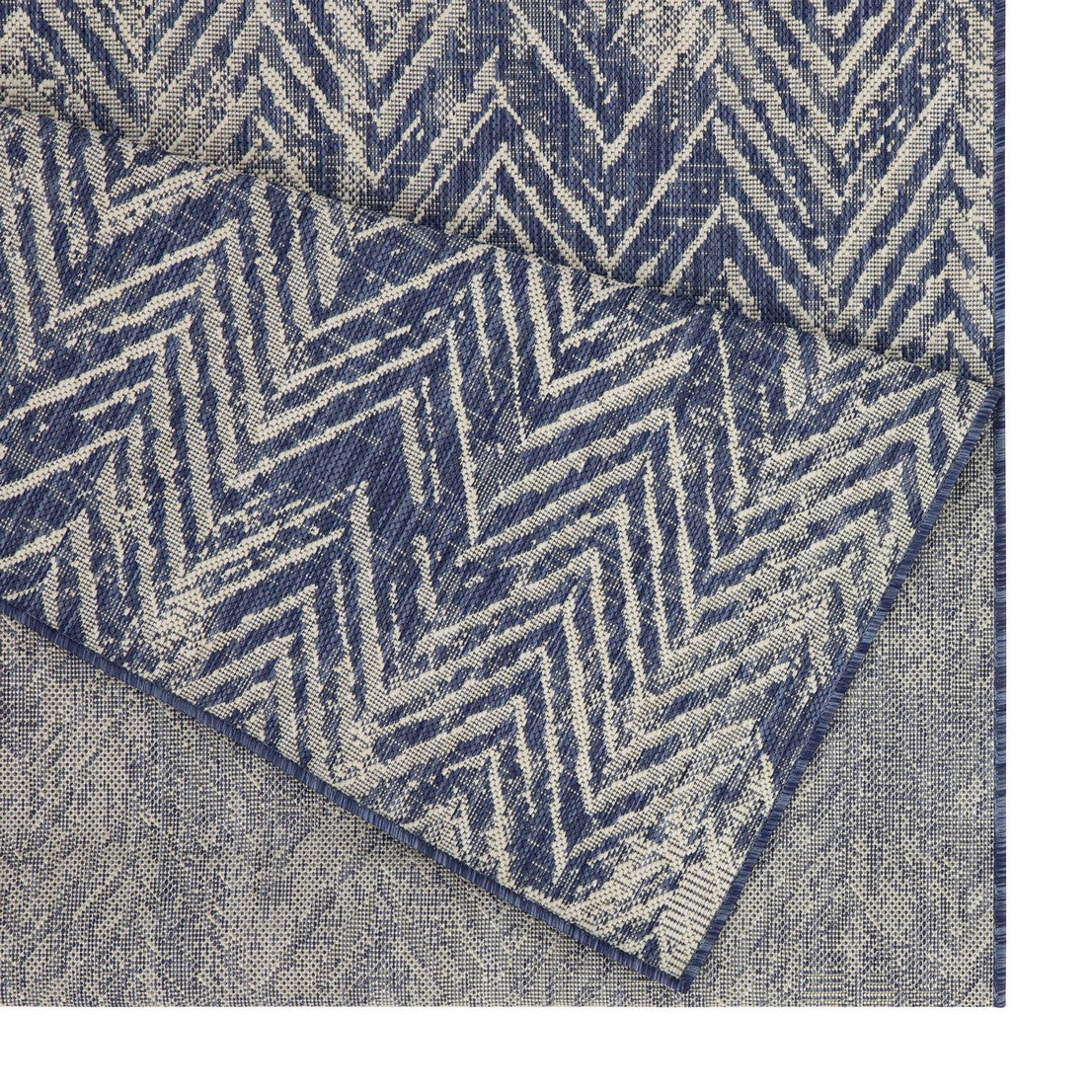 Sunshine GC_HAR2010 Blue 2 ft. 7 in. x 7 ft. 3 in. Indoor/Outdoor Area Rug