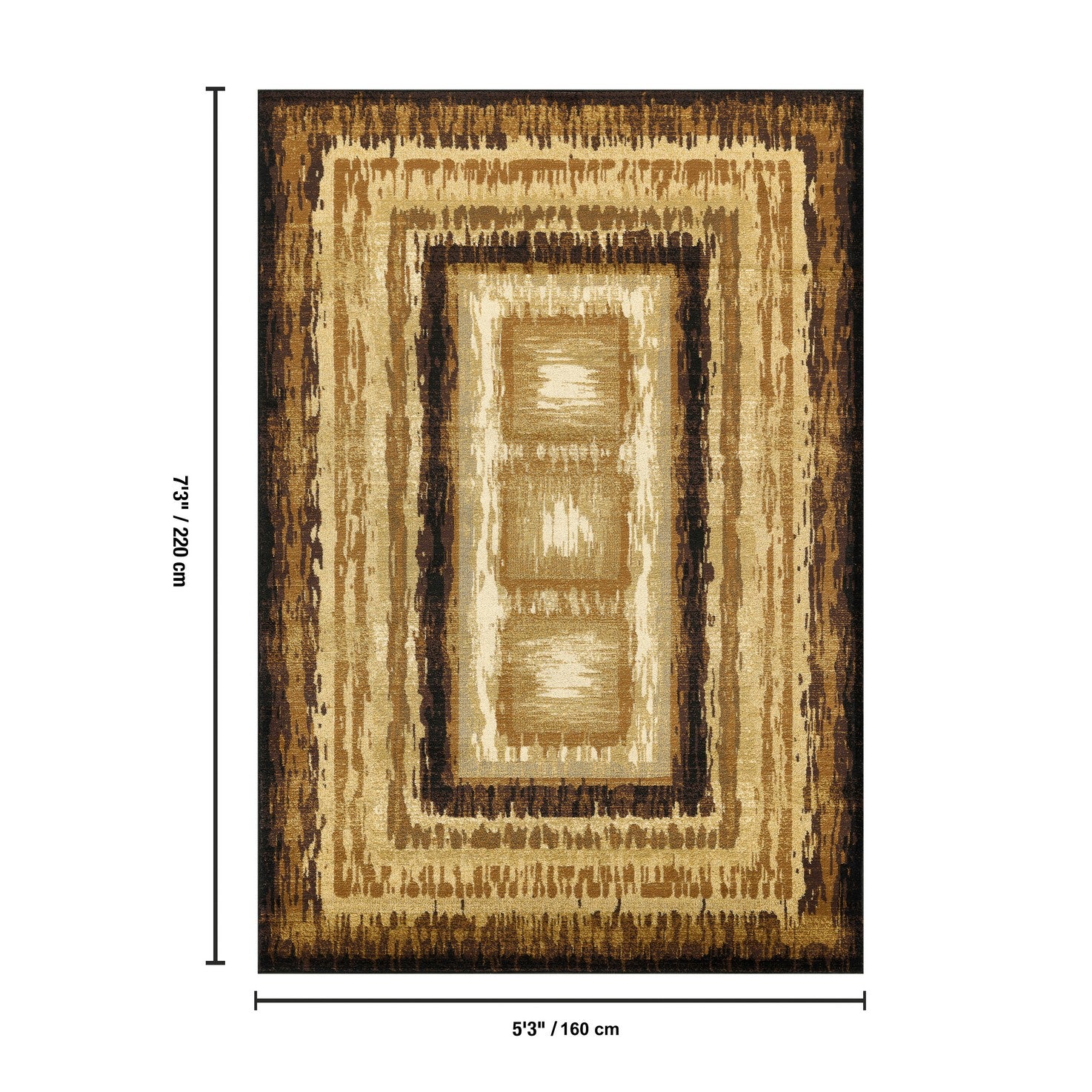 Bristol GC_DYN7093 Multi 5 ft. 3 in. x 7 ft. 3 in. Area Rug