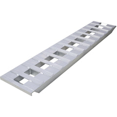 Heavy-Duty Ramps with Top Hook Attaching End, Universal Loading Ramp for Motorcycle, Tractor, ATV/UT 72" X 14" 6600 LBS 1 Pair 2 Ramps Silver Aluminum