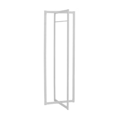 Coat Rack, Hall Tree, Free Standing, Hanging Bar, Entryway, 72"h, Bedroom, White Metal, Contemporary, Modern
