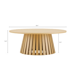 Coffee Table in Light Oak