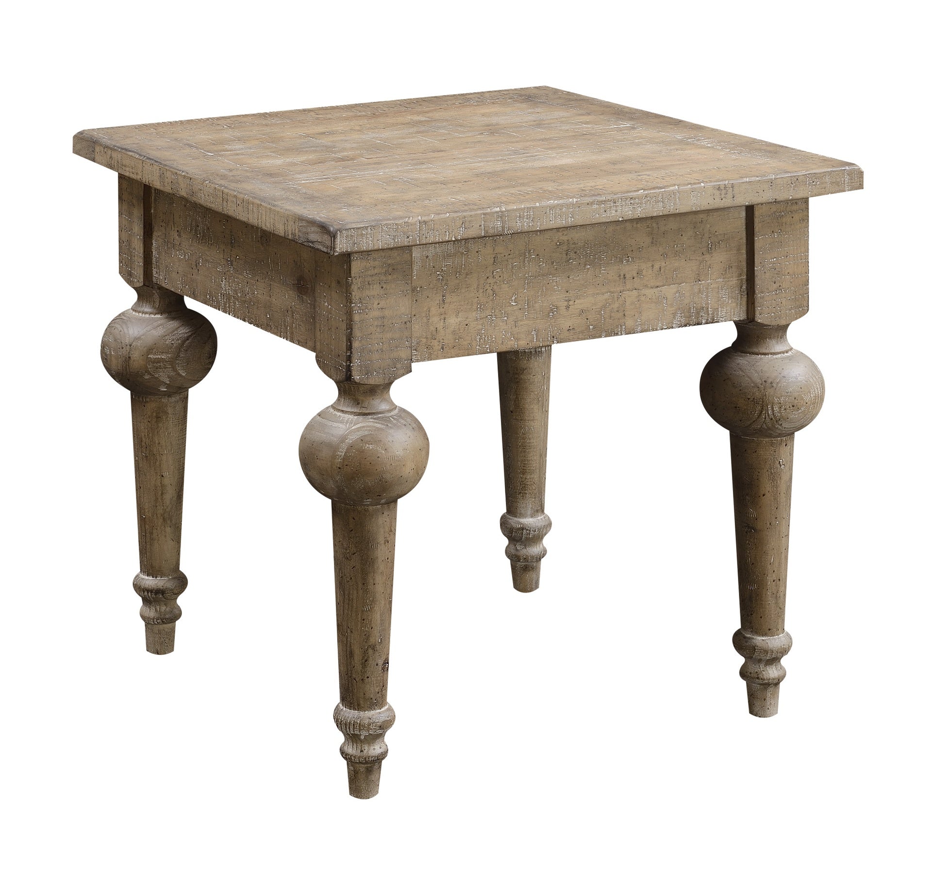 Taupe Square End Table