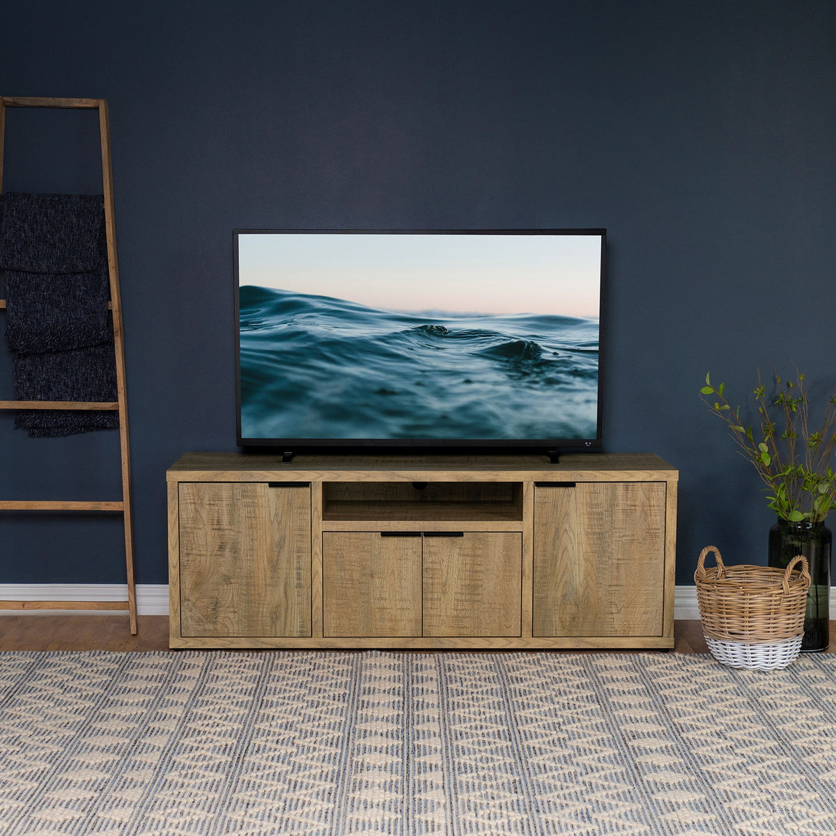 Noriega Mango 4-door Engineered Wood 60-inch TV Stand
