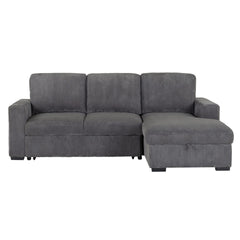 Melody Grey Sectional Without Pullout