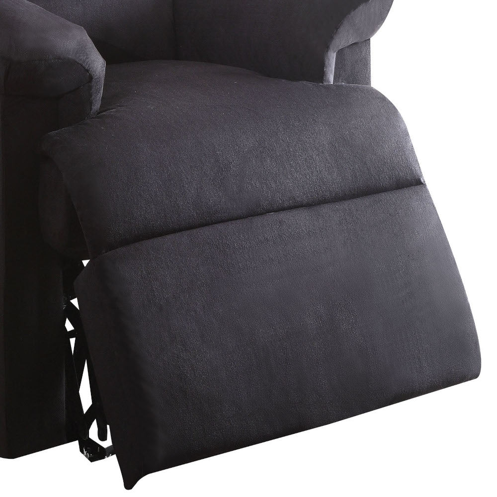 Arcadia Black Woven Fabric Motion Recliner