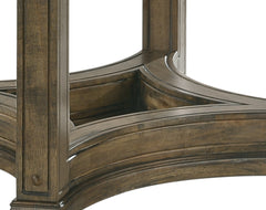 Parfield Weathered Oak Finish Round Dining Table