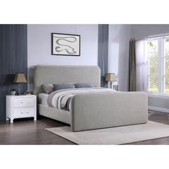 Kendra Grey Eastern King Platform Bed