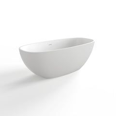 66.9 inch freestanding solid surface soaking bathtub for bathroom