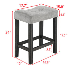 Dining Table, Bar Table and Chairs Set, 5 Piece Dining Table Set, Industrial Breakfast Table Set, for Living Room, Dining Room, Game Room
