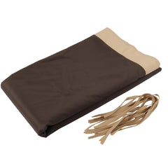 Universal Canopy Cover Replacement for 12x9 Ft Curved Outdoor Pergola Structure-Brown