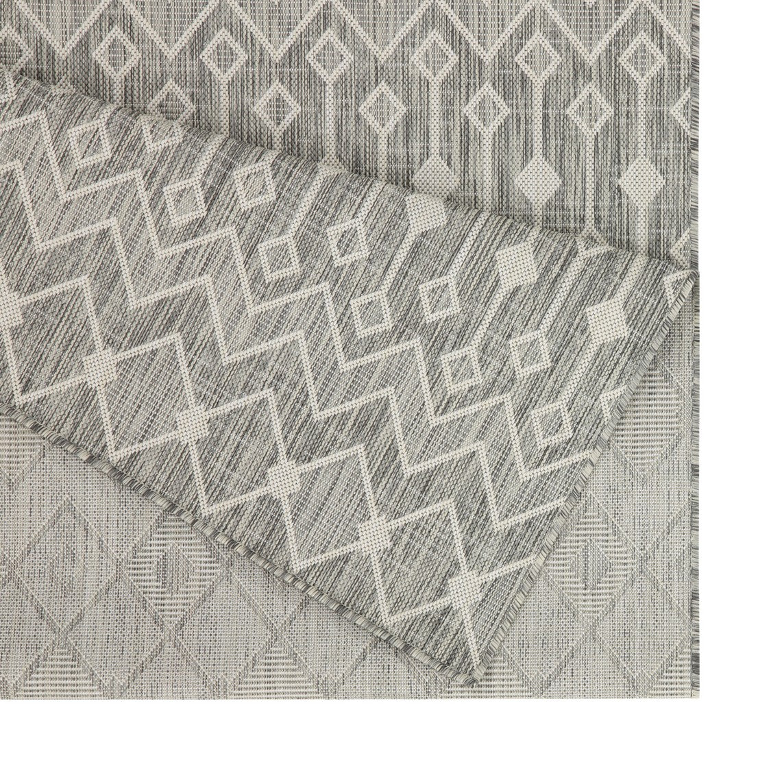 Sunshine GC_HAR2021 Silver 2 ft. 7 in. x 7 ft. 3 in. Indoor/Outdoor Area Rug