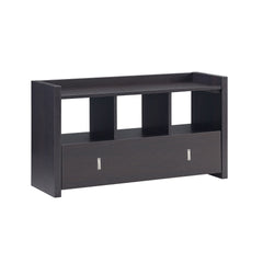 Shoe Entry Bench with Drawer, Shoe Storage Organizer, Red Cocoa