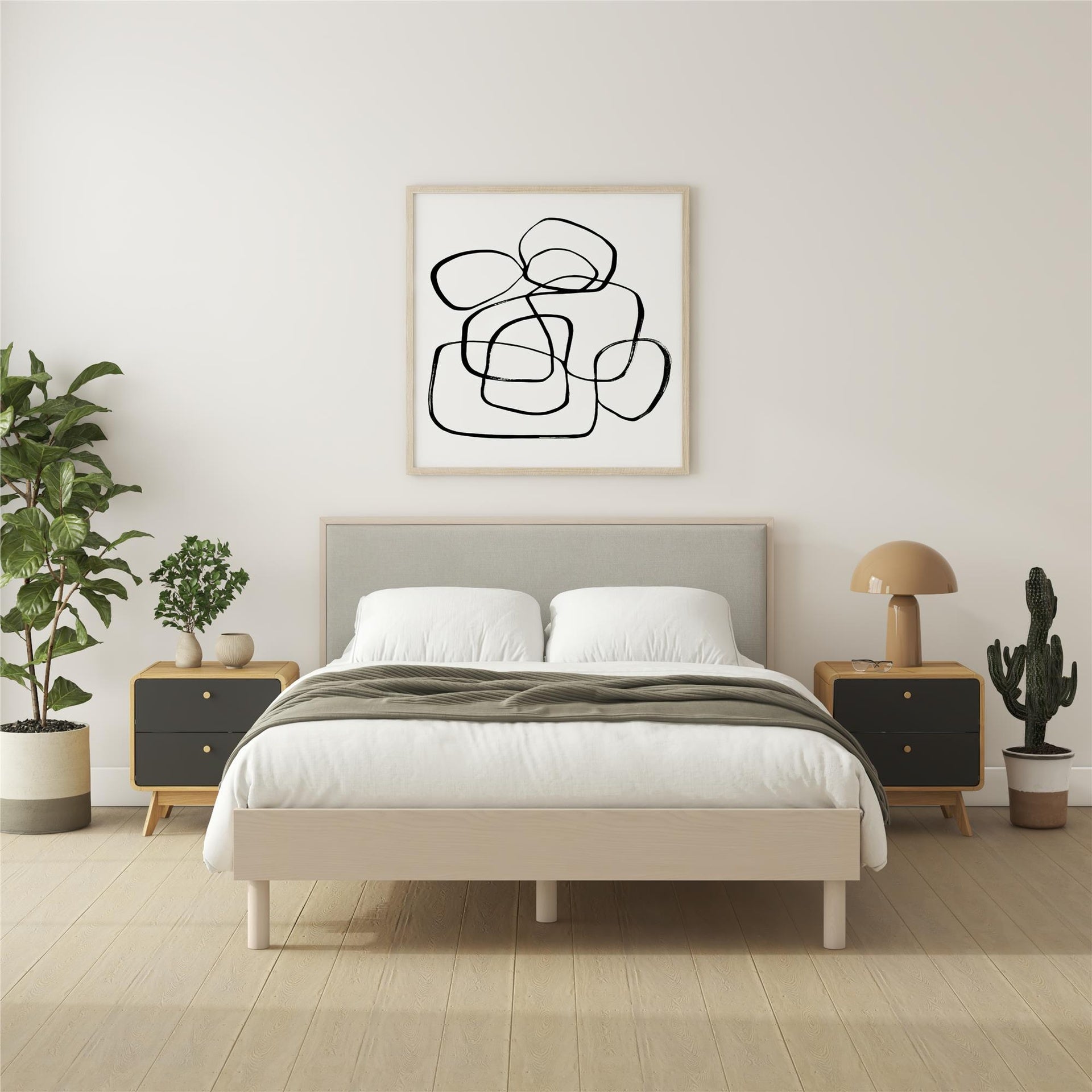 Upholstered Wood Headboard