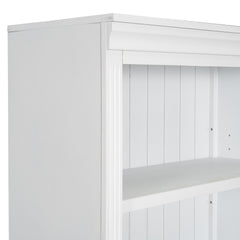 83" Tall Wood Bookcase Suite with light strip ,5-Tier Decor Bookcase Suite with Adjustable Shelves,Storage Organizer,Free Standing Storage Shelves Suite for Living Room,Home Office,White