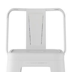 Rayne - 30" Metal Bar Stool (Set of 2) - Distressed White