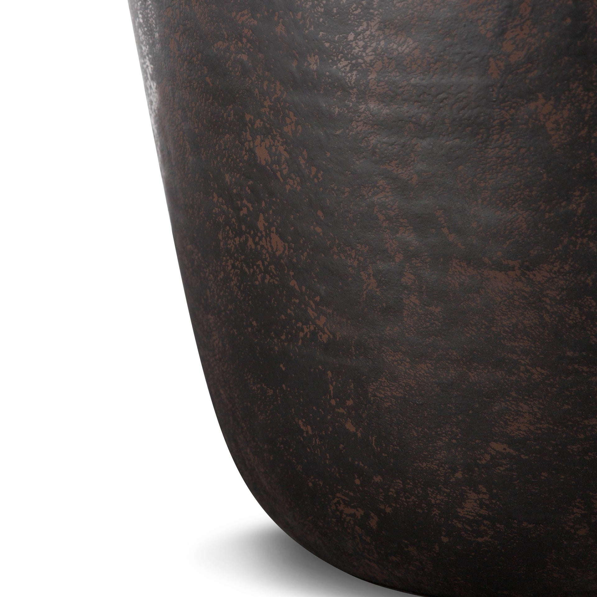 Garvy - Metal Side Table - Rustic Bronze