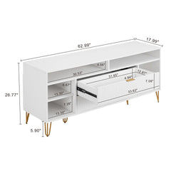 TV Stand in White