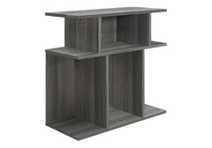 Accent Table, Side, End, Nightstand, Lamp, Living Room, Bedroom, Grey Laminate, Contemporary, Modern