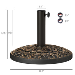 Outdoor Umbrella Base,,Elegant Design Umbrella Stand,Resin Outdoor Umbrella Stand Base