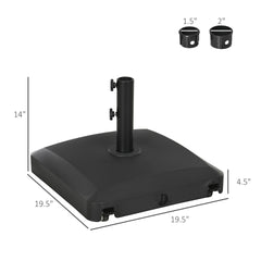 Fashion Design Outdoor Umbrella Base,Umbrella Base with Wheels,Heavy Duty Outdoor Umbrella Stand Holder