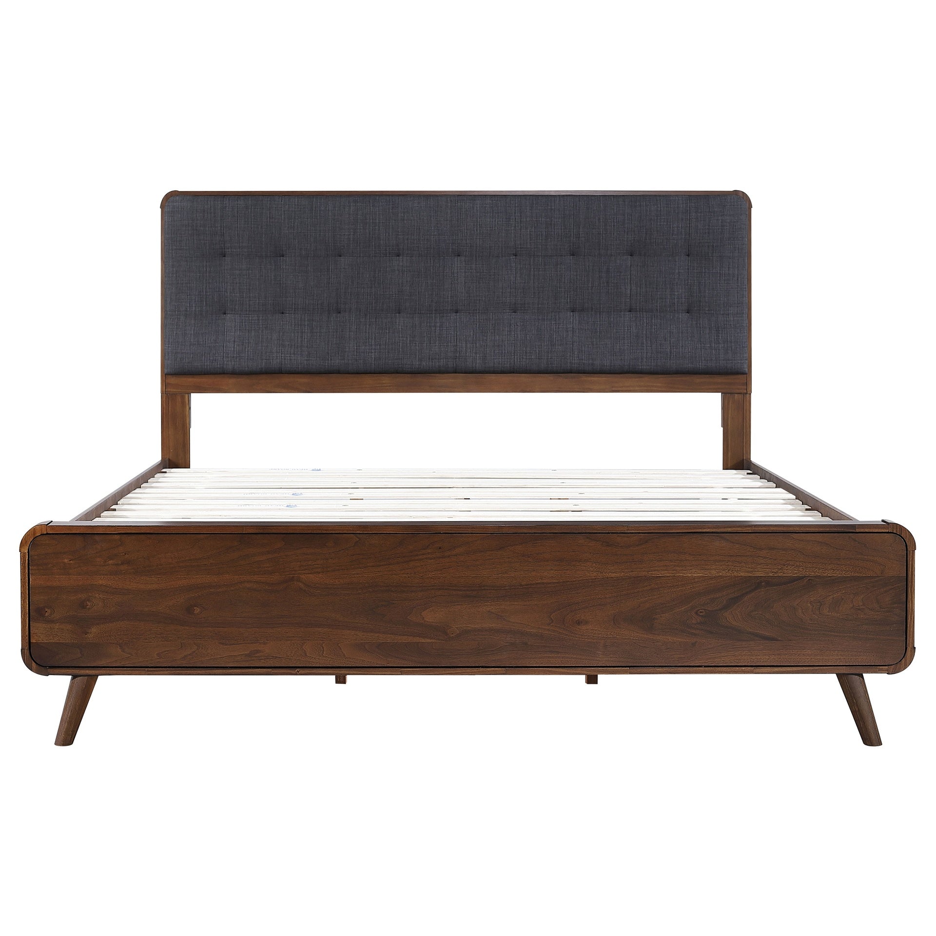 Carson Carrington Dark Walnut Eastern King Platform Bed