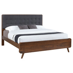 Carson Carrington Dark Walnut Eastern King Platform Bed