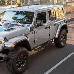 Running Boards Nerf Bars Side Steps For 2018-2026 Jeep Wrangler JL 4 Door 2PCS
