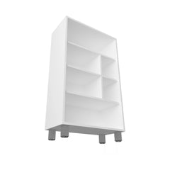 White Bookcase with Six Shelf