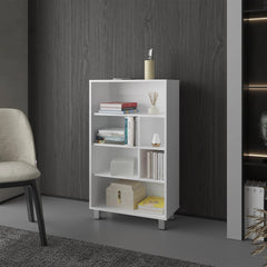 White Bookcase with Six Shelf