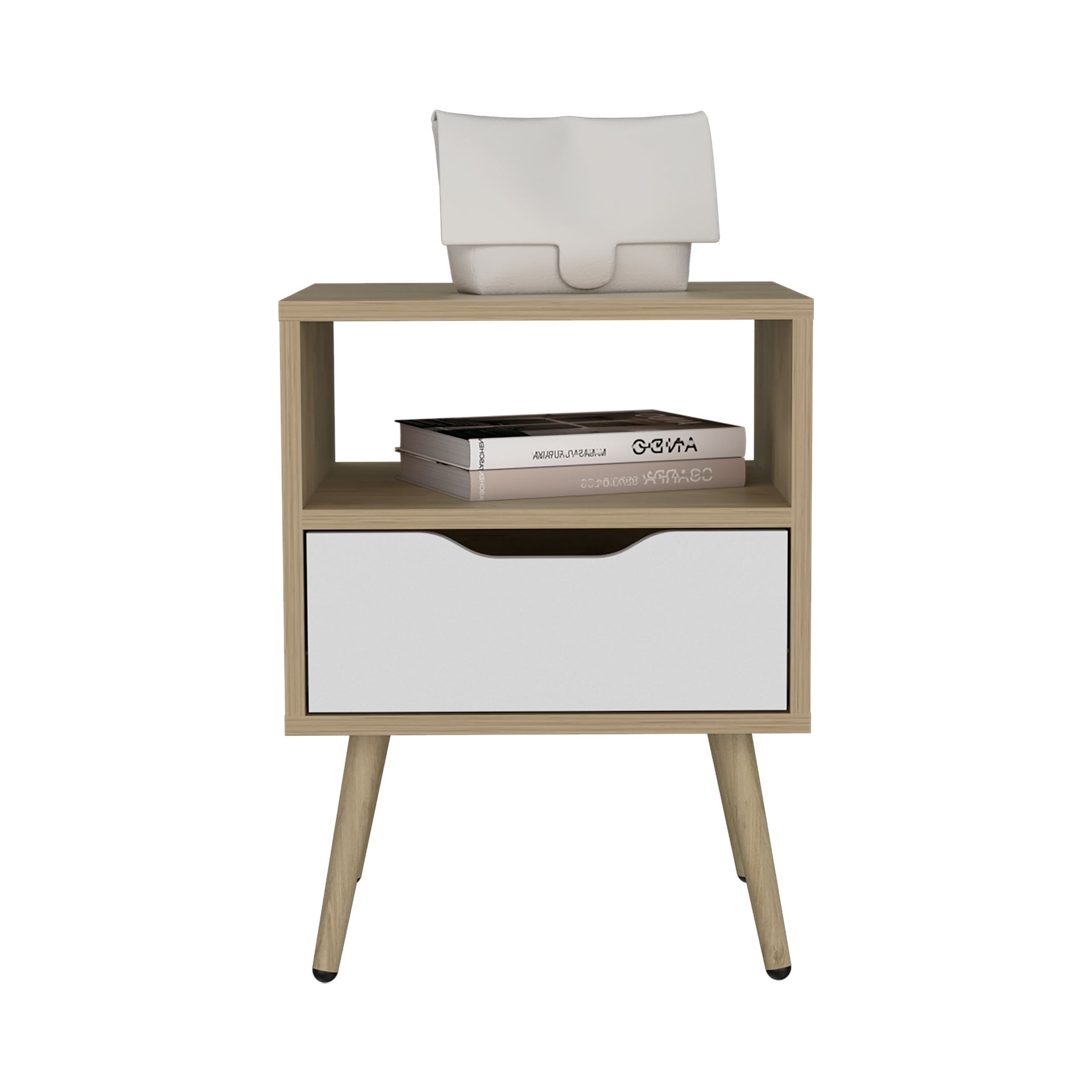 Nightstand, 1 Drawer, 1 Shelf