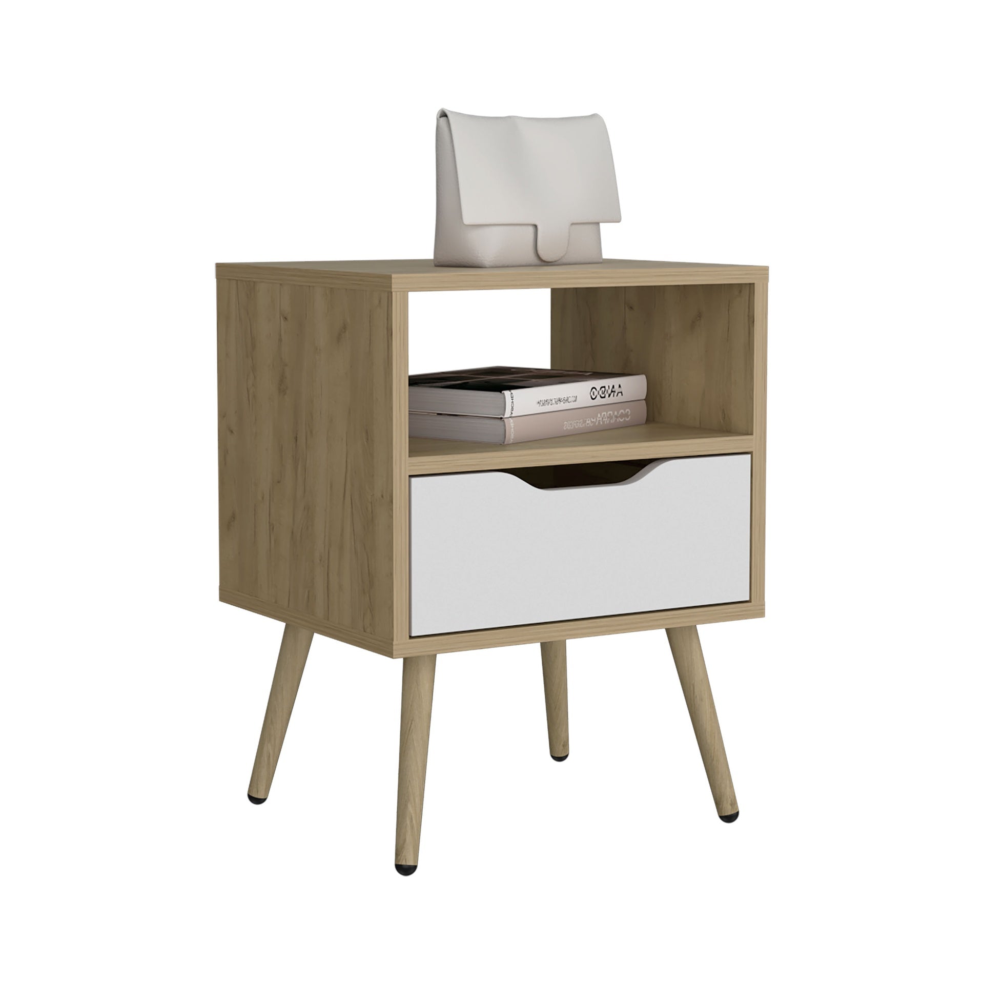 Nightstand, 1 Drawer, 1 Shelf