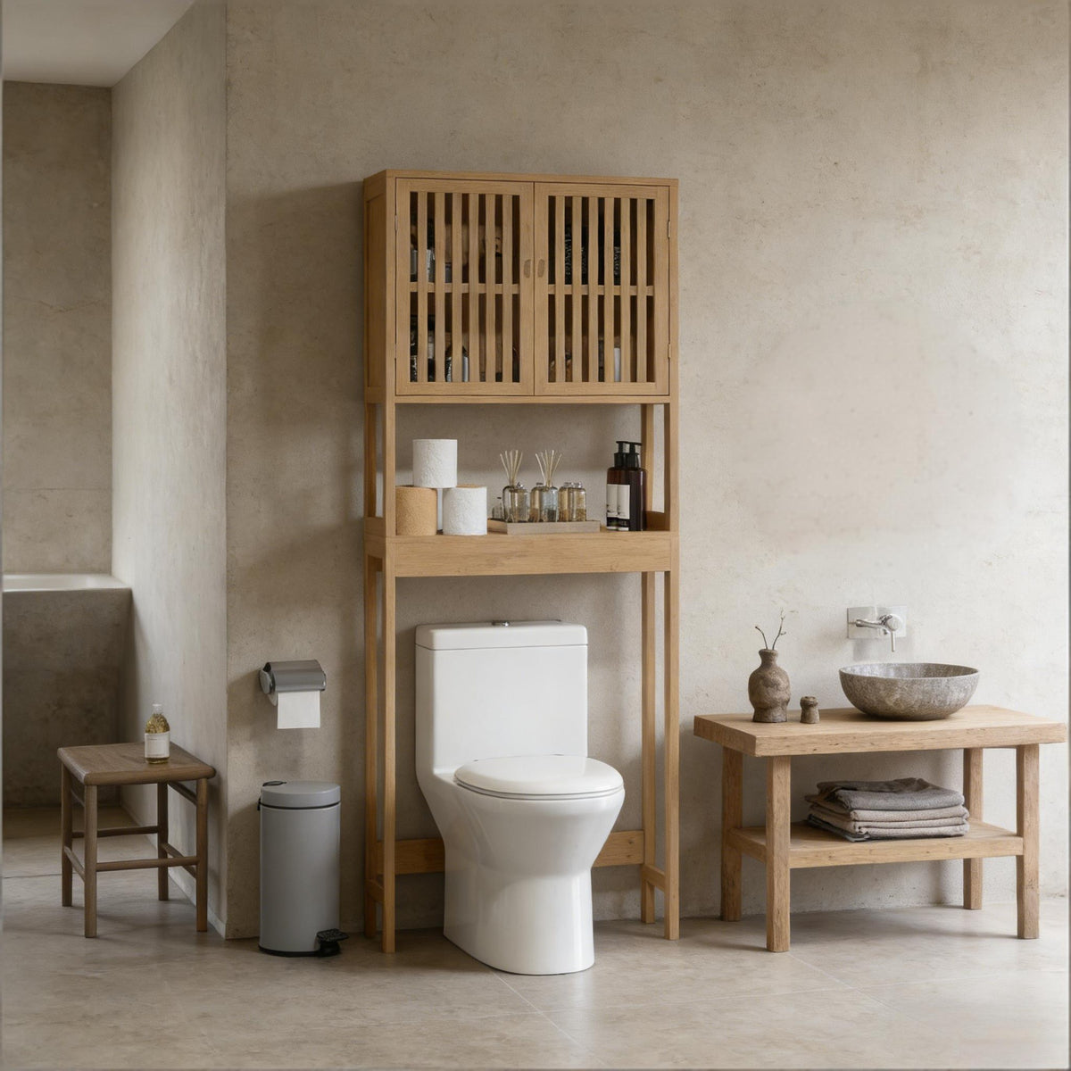 Bathroom Storage Cabinet,Over the Toilet Cabinet,Slim Storage Cabinet