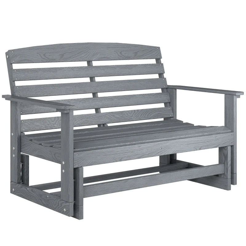Patio Bench,Outdoor Glider Bench,Loveseat Patio Glider Bench
