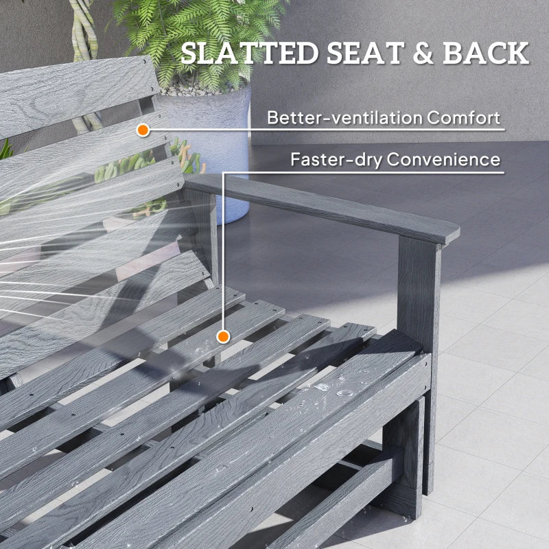 Patio Bench,Outdoor Glider Bench,Loveseat Patio Glider Bench