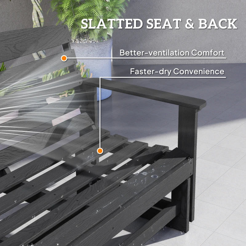 Loveseat Patio Glider Bench,Comfortable Outdoor Bench