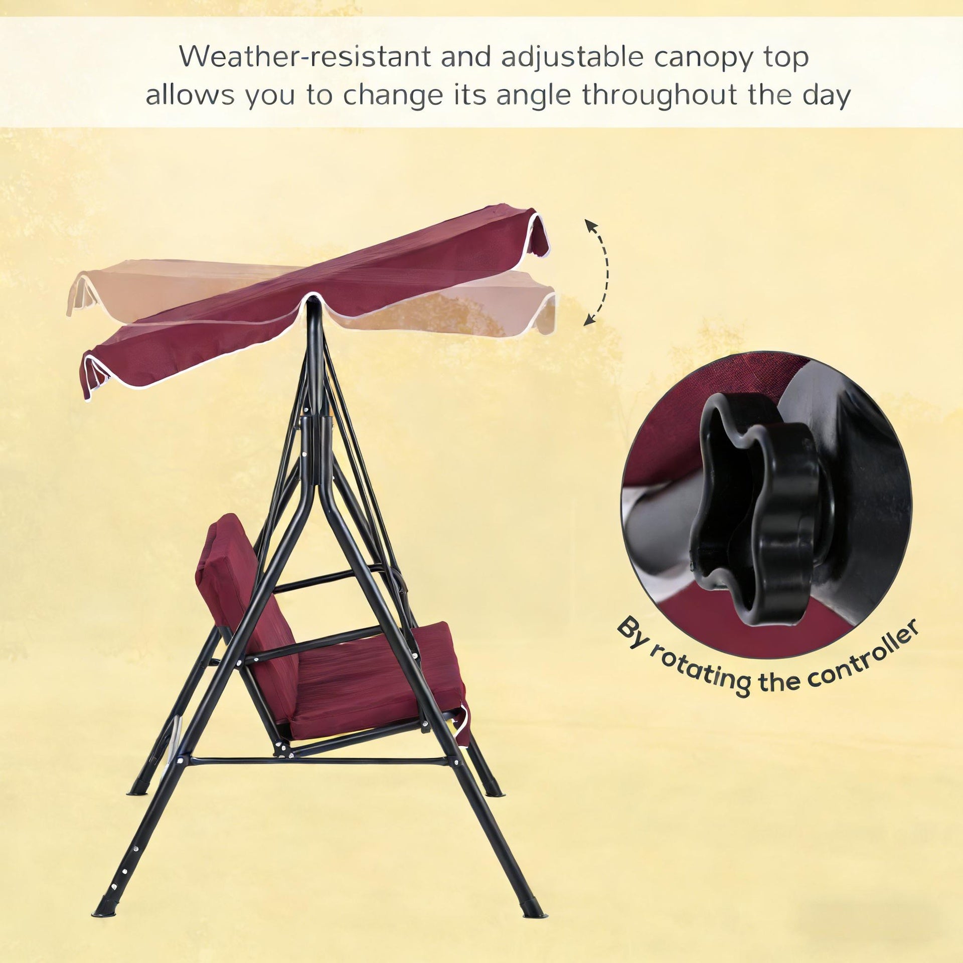 Stable Steel Swing Chair,Outdoor Swing Chair