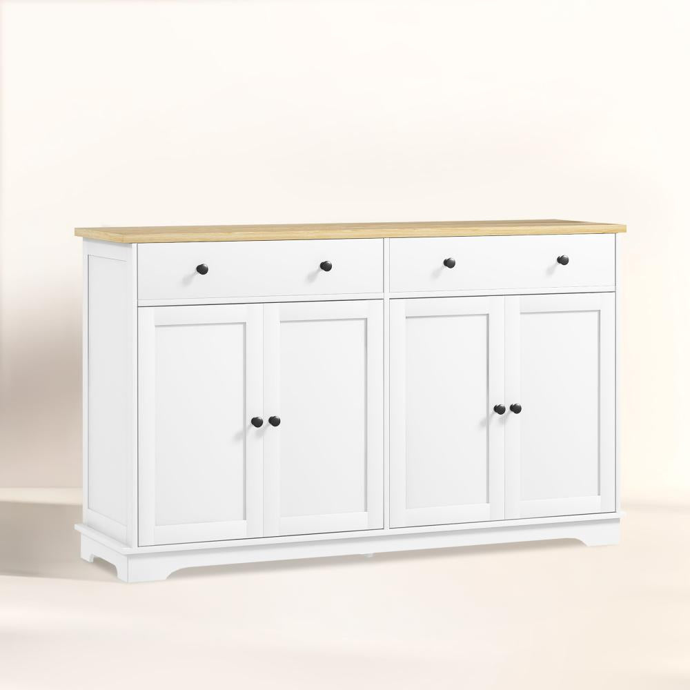 Elegant Style Buffet Cabinet with Storage Drawers,Sideboard, Adjustable Shelves for Your Home
