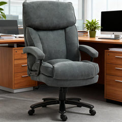 Office Chair with Plush Padding & Smooth Swivel for All-Day Work & Relaxation