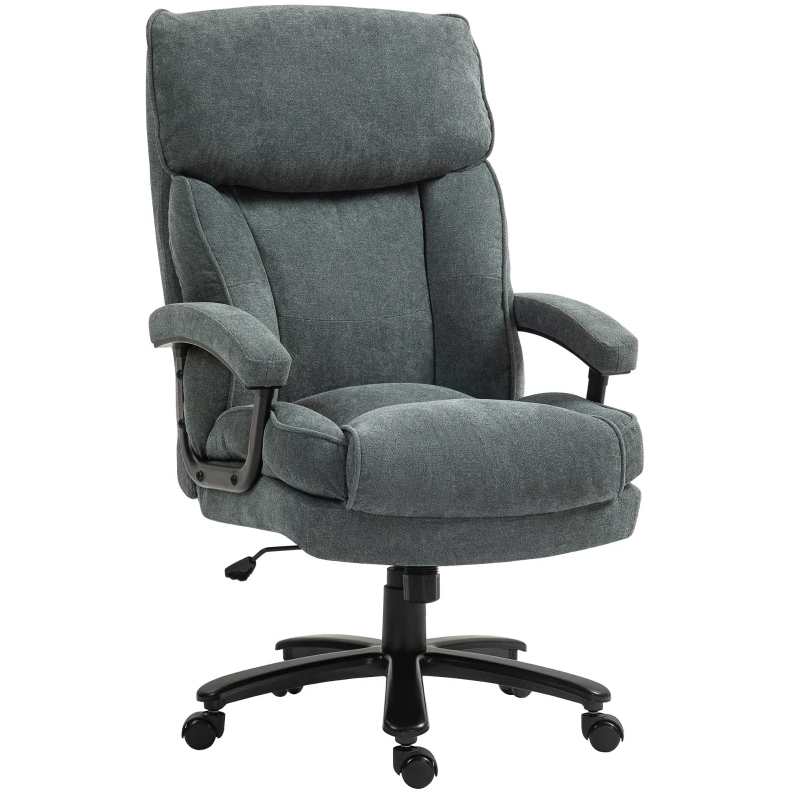 Office Chair with Plush Padding & Smooth Swivel for All-Day Work & Relaxation