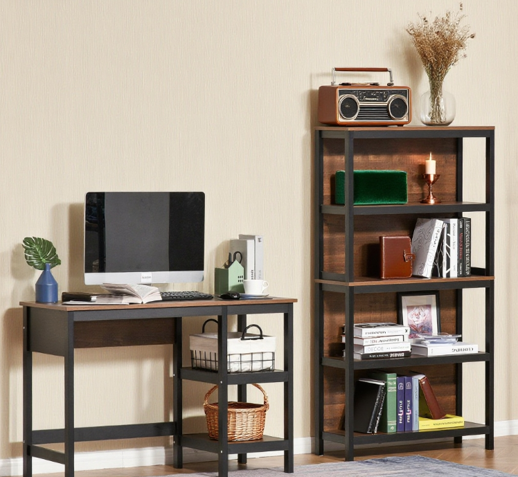 Storage Shelf Shelves for Storage, Bookshelf Utility Organizer